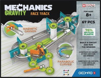 Магнитный конструктор Geomag Механика движение гоночный трек GM760