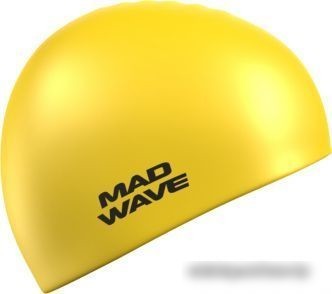 Шапочка для плавания Mad Wave Intensive Big (желтый)