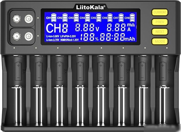 Зарядное устройство LiitoKala Lii-S8 с автомобильным адаптером