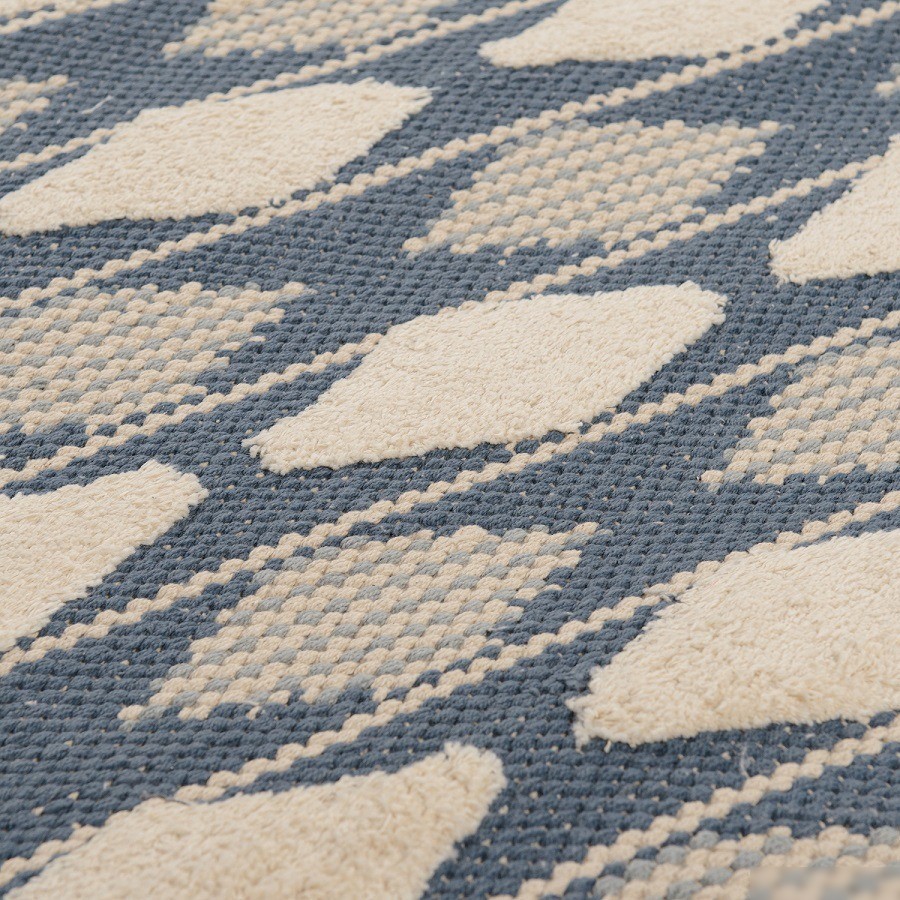 Ковер для жилой комнаты Tkano Ethnic Argyle TK18-DR0001 (синий)
