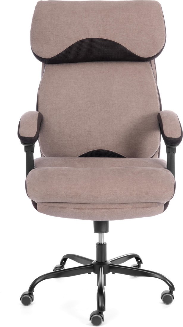 Офисное кресло TetChair Chief metalBL (ткань, светло-коричневый, KUB 03/TW-24)