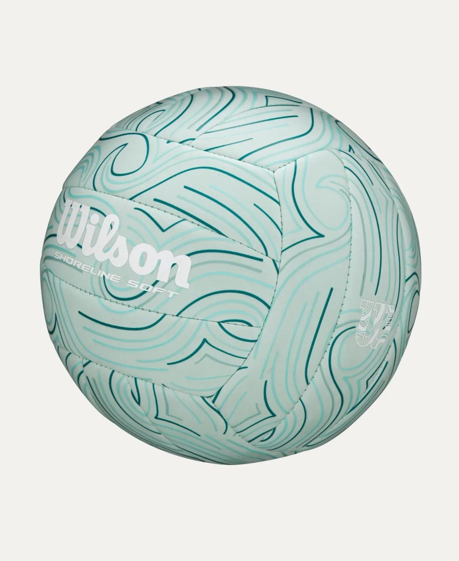 Мяч для пляжного волейбола Wilson Shoreline Soft Gen Green Vb Bl Of WV4007401XBOF (5 размер)