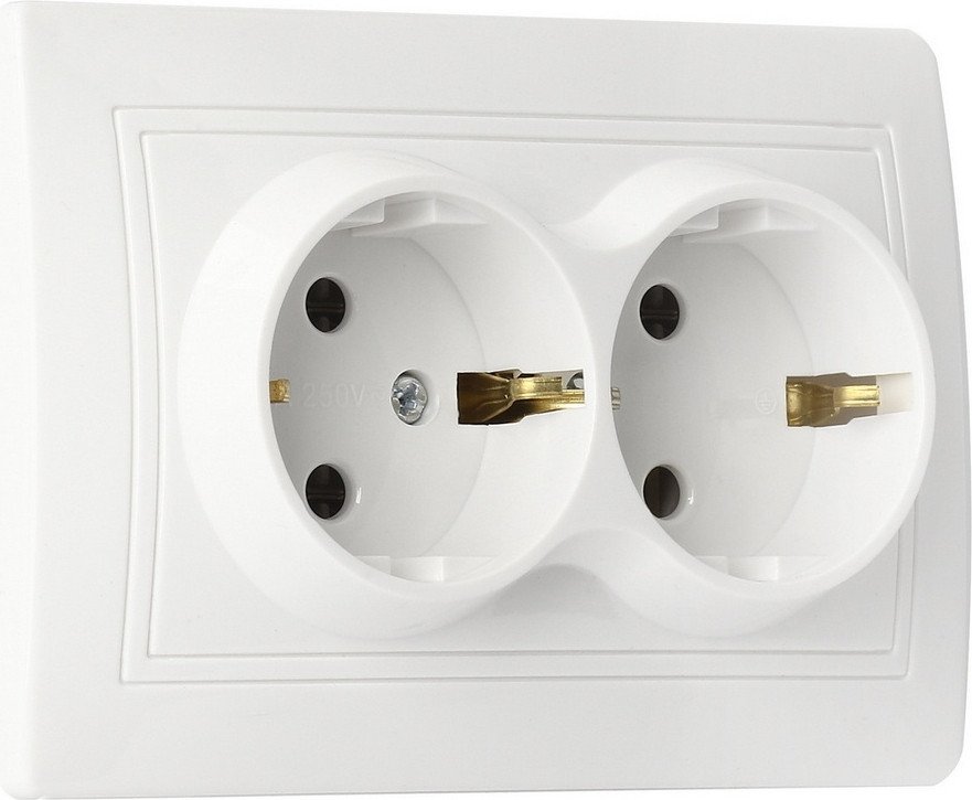 Розетка SmartBuy Венера SBE-01w-16-S2-Z