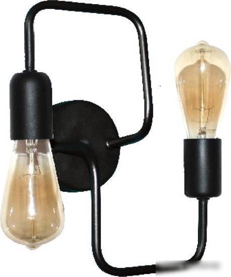 Бра Элетех Фрейм 521 НББ 01-2х60-107 Е27 1005404275 (черный)