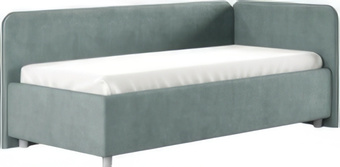 Кровать-тахта Сонум Capri R 90x200 (замша мятный)