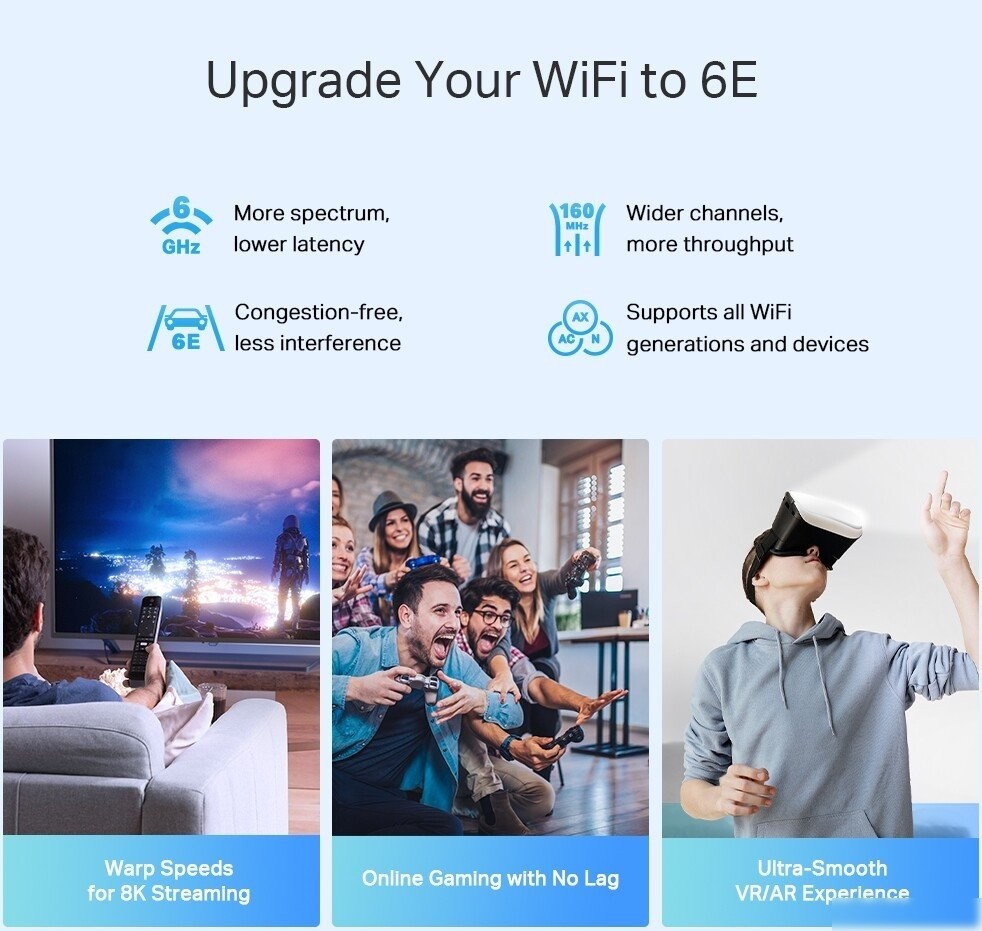 Wi-Fi роутер TP-Link Deco XE75 Pro (1 шт.)