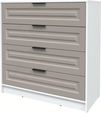 Комод Интерлиния Концепт КТ-К100 Деко (белый платинум/луна)