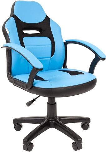 Компьютерное кресло CHAIRMAN Kids 110 (чёрный/голубой)