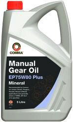 Трансмиссионное масло Comma API GL4 75W80 EP75W80P5L 5 л