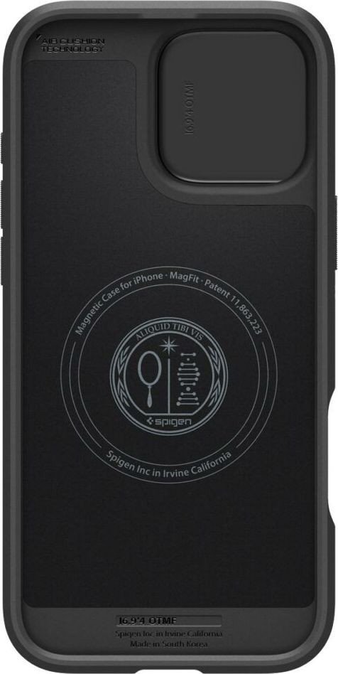 Чехол для телефона Spigen Optik Armor Mag Magsafe для iPhone 16 Pro Black