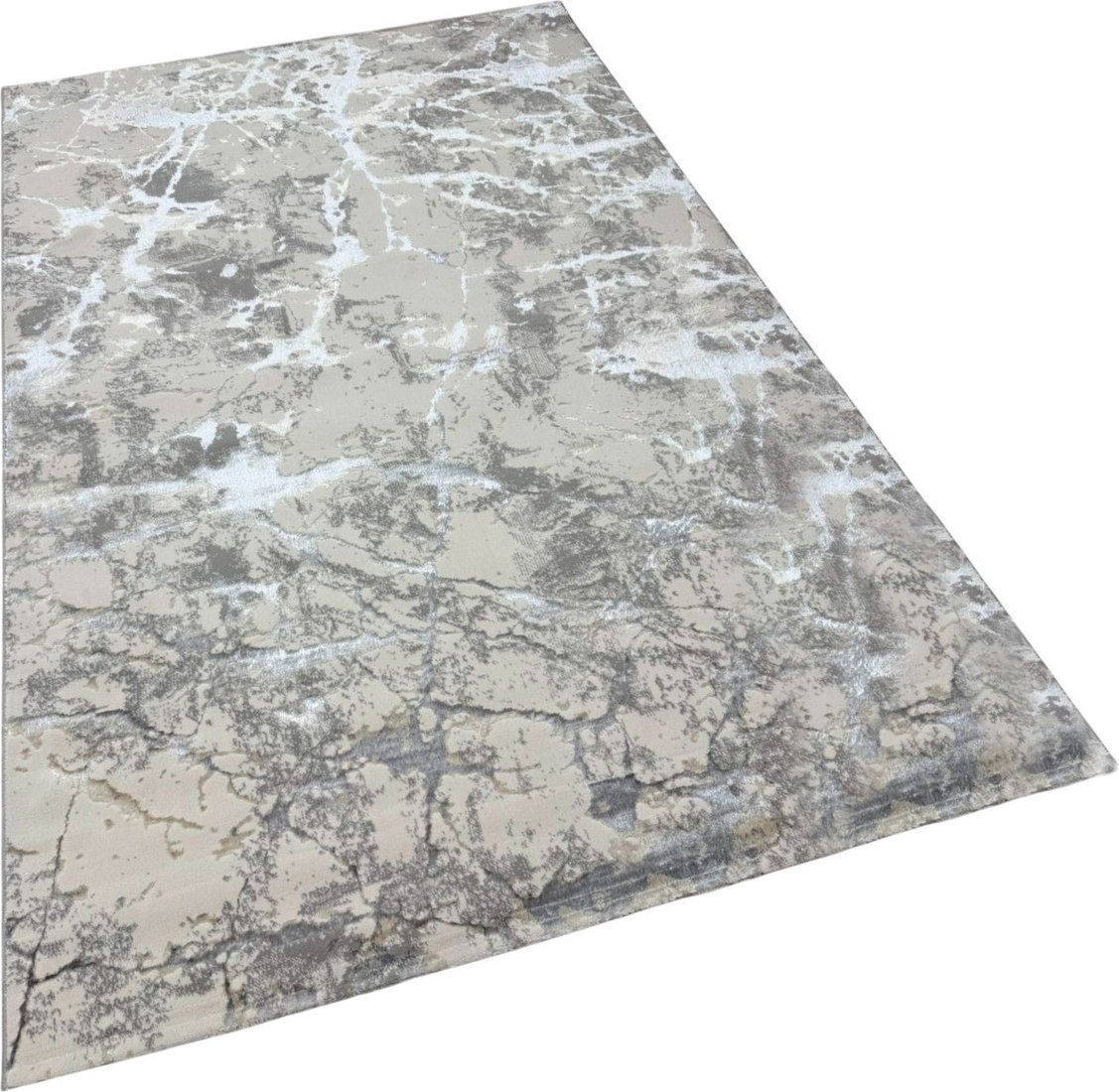 Ковер для жилой комнаты Radjab Carpet Амальфи Прямоугольник A5699A 13669 (1.2x1.8, Cream/L.Grey)