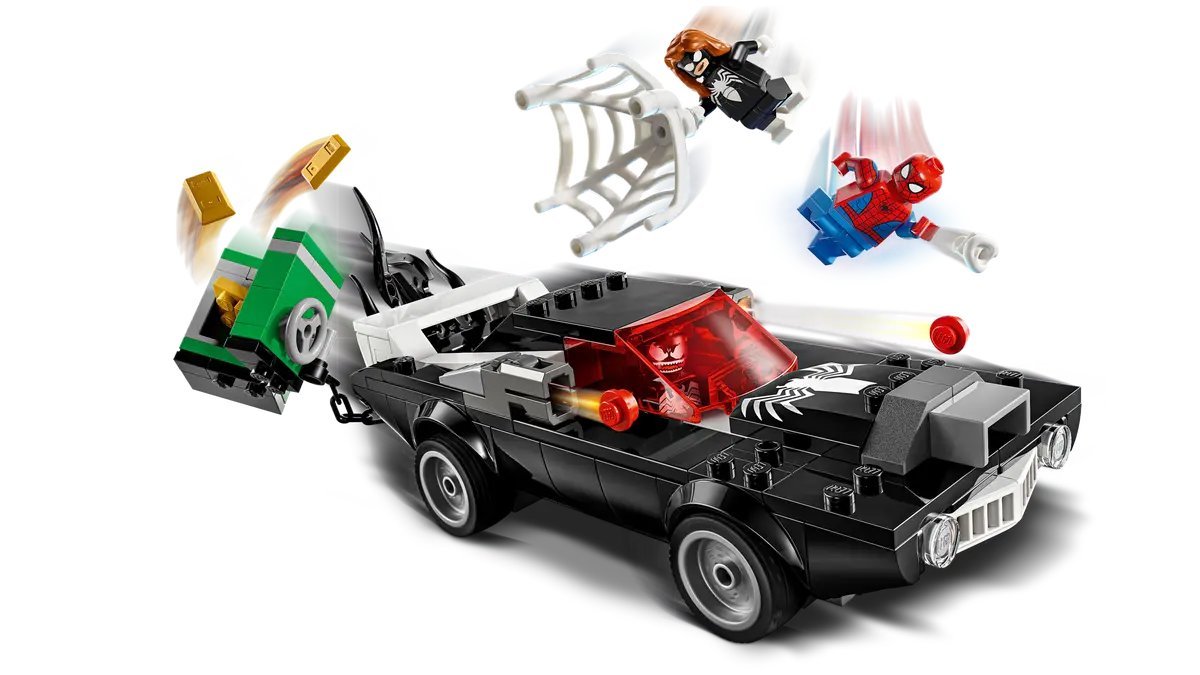 Конструктор LEGO Super Heroes Человек-паук против Венома на маслкаре 76309