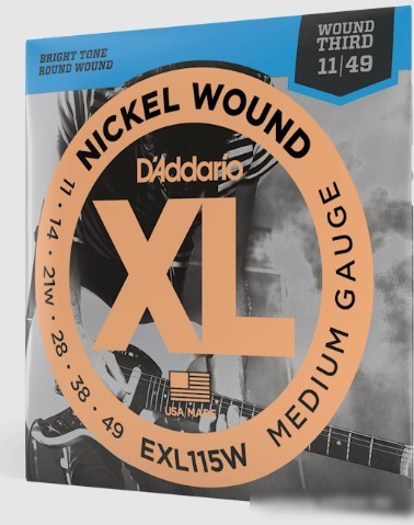 Струны для гитары D'Addario EXL115W