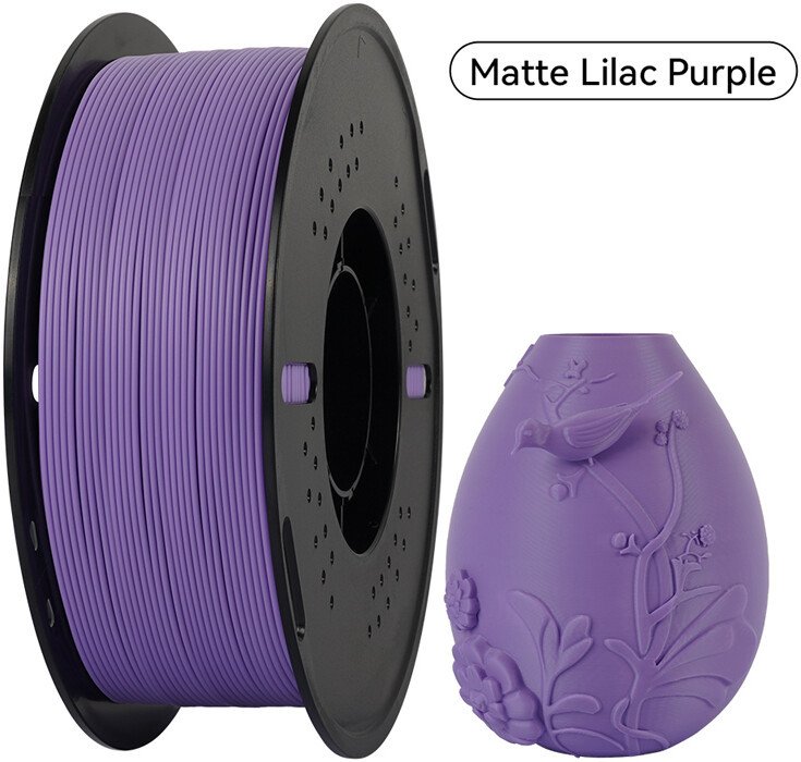 Филамент Kingroon PLA Matte 1.75 мм (1 кг, фиолетовый)