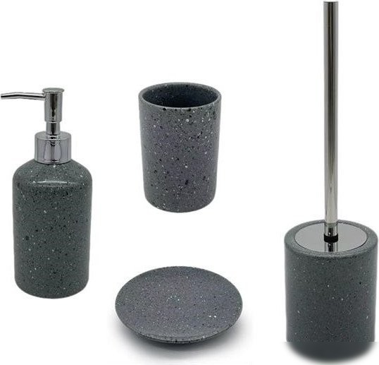 Ершик для унитаза Primanova Gray DR-81215