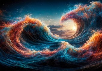 Картина Stamprint Бушующее море 1 AR070 (70x100)