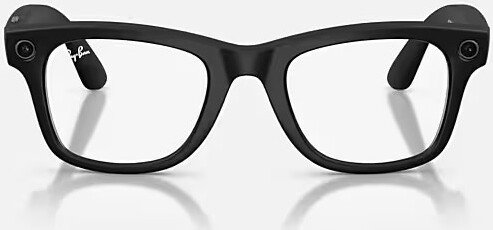 Умные очки Ray-Ban Meta Wayfarer Gen 2 RW4012 (large, черный матовый/прозрачный)
