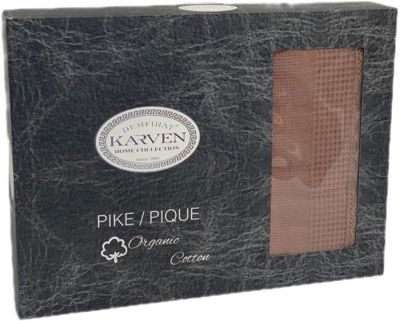 Плед Karven Dantelli Waffle Pike Евро 200x220 Р 931 (светло-кирпичный)