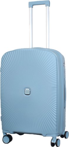 Чемодан-спиннер Eurobags PP-N81 (M, голубой)