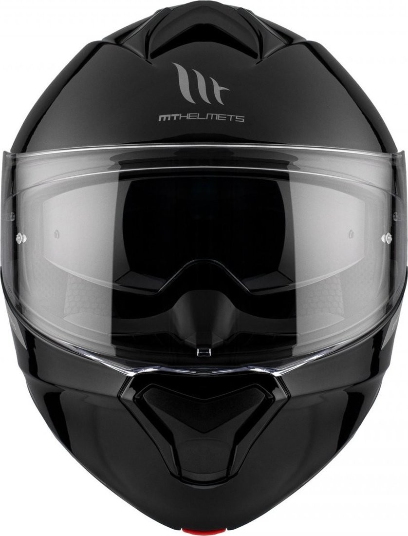 Мотошлем MT Helmets Genesis SV Solid A1 (XXL, черный глянцевый)