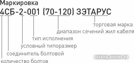 Соединитель болтовой ЗЭТА 4СБ-1-005 (25-50) zeta11010
