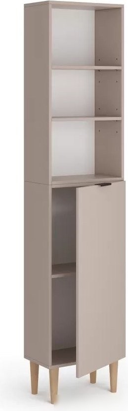 Стеллаж MONOFIX Одос с одной дверцей (капучино)