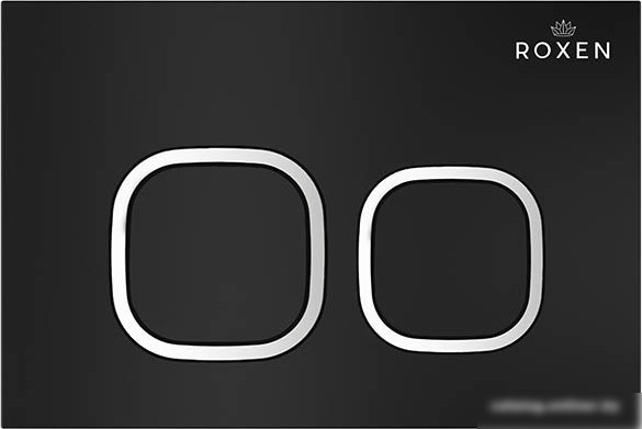 Унитаз подвесной Roxen Simple Compact в комплекте с инсталляцией StounFix Slim 6 в 1 917914 (кнопка: черный матовый)