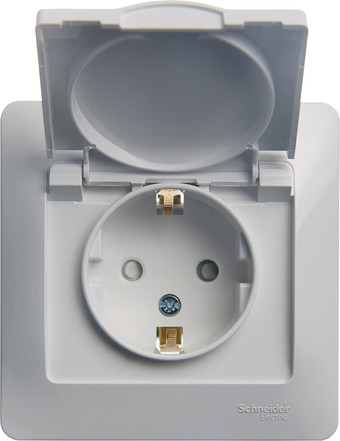 Розетка Schneider Electric Glossa GSL000146 (белый)