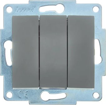 Выключатель Lezard Asti 7081-3588-109 (платина)