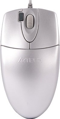 Мышь A4Tech OP-620D (серебристый)