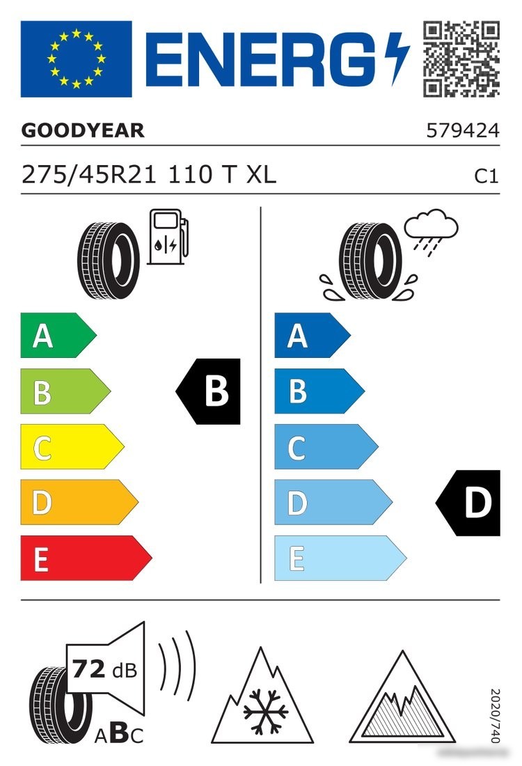 Зимние шины Goodyear UltraGrip Ice SUV Gen-1 265/50R20 111T