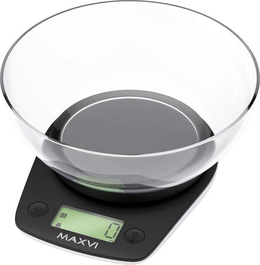 Кухонные весы Maxvi KS102P (черный)
