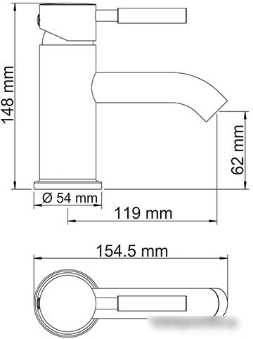 Смеситель Wasserkraft Main 4105