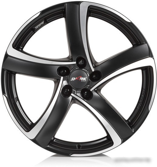 Литые диски Alutec Shark 17x7.5" 5x100мм DIA 63.3мм ET 35мм Racing Black Frontpolished
