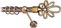 Карниз для штор Lm Decor Астра 170 1р витой (антик, 2м)