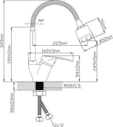 Смеситель Econoce EC0691BL