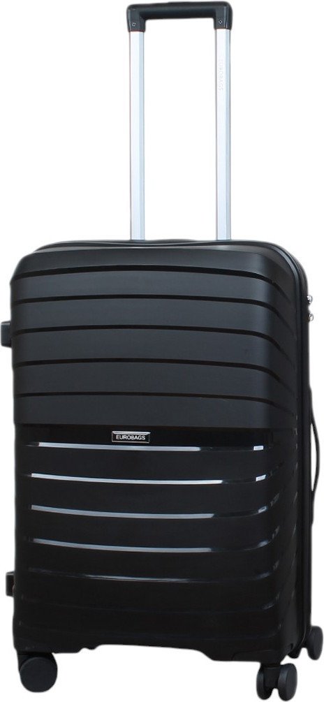 Чемодан-спиннер Eurobags PP-N99 (L, черный)