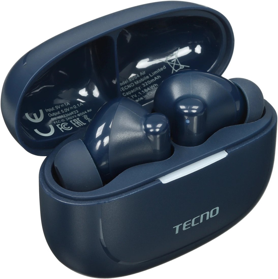 Наушники Tecno Buds 4 Air (темно-синий)