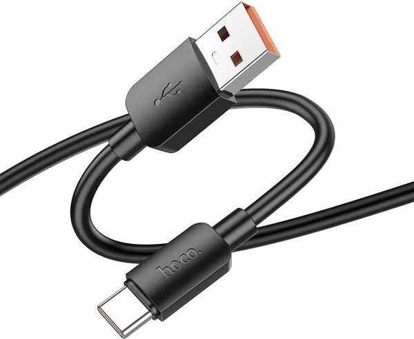 Кабель Hoco X96 27W USB Type-A - USB Type-C (1 м, черный)
