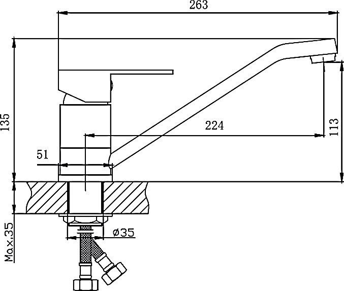 Смеситель Haiba HB42802