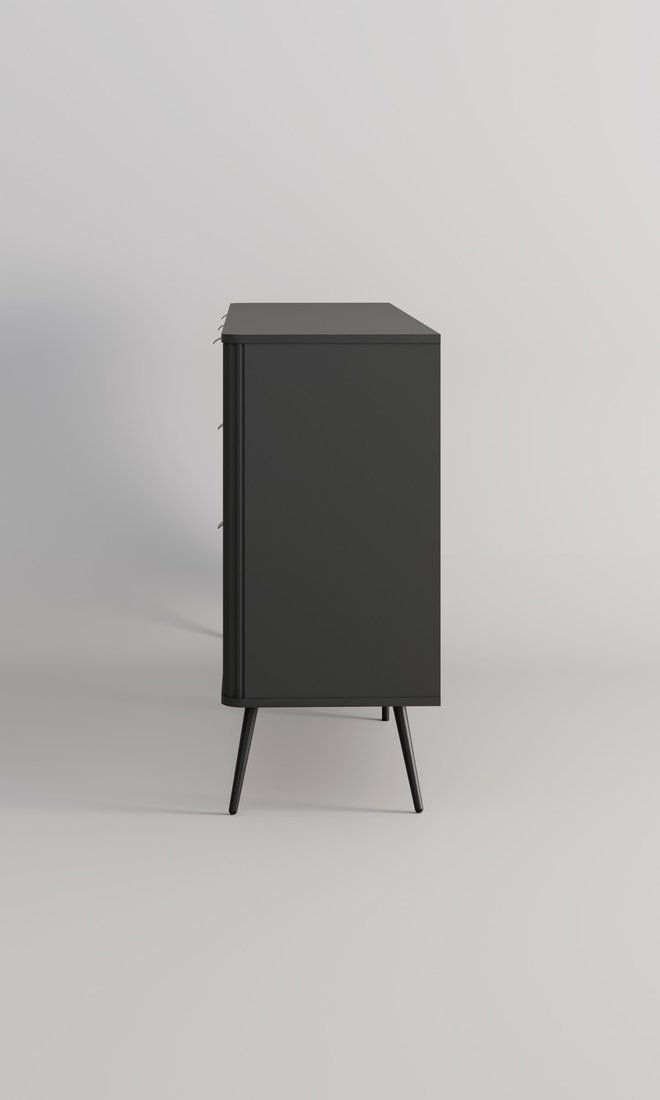 Тумба Arvento Rondo 2D3S (графит/дарк грей)