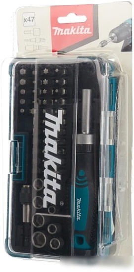 Набор торцевых головок и бит Makita B-36170 (47 предметов)