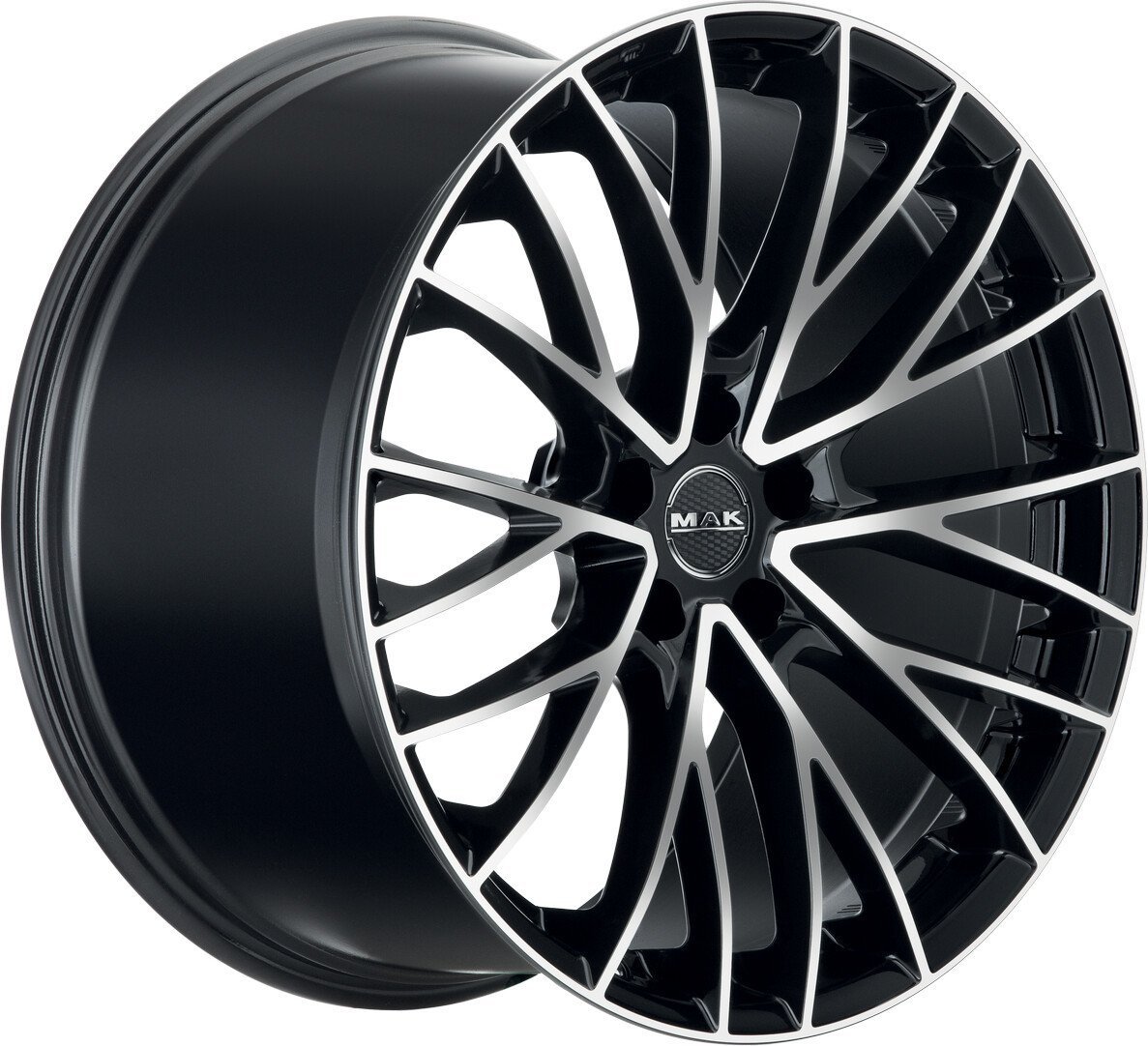 Литые диски MAK Speciale-D 20x9.5" 5x108мм DIA 63.4мм ET 45мм Black Mirror