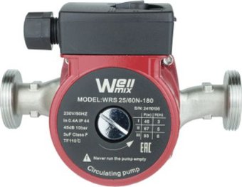 Циркуляционный насос Wellmix WRS 25/60 N 180