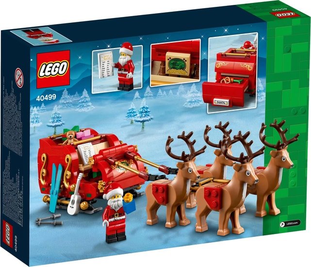 Конструктор LEGO 40499 Сувенирный набор Сани Деда Мороза