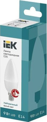 Светодиодная лампочка IEK C35 9Вт 230В 4000К E14