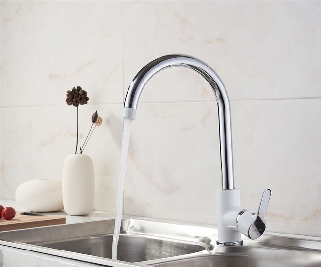 Смеситель Ledeme H03 L4003W (белый)