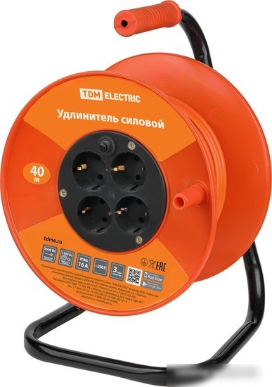 Удлинитель на катушке TDM Electric SQ1301-0535
