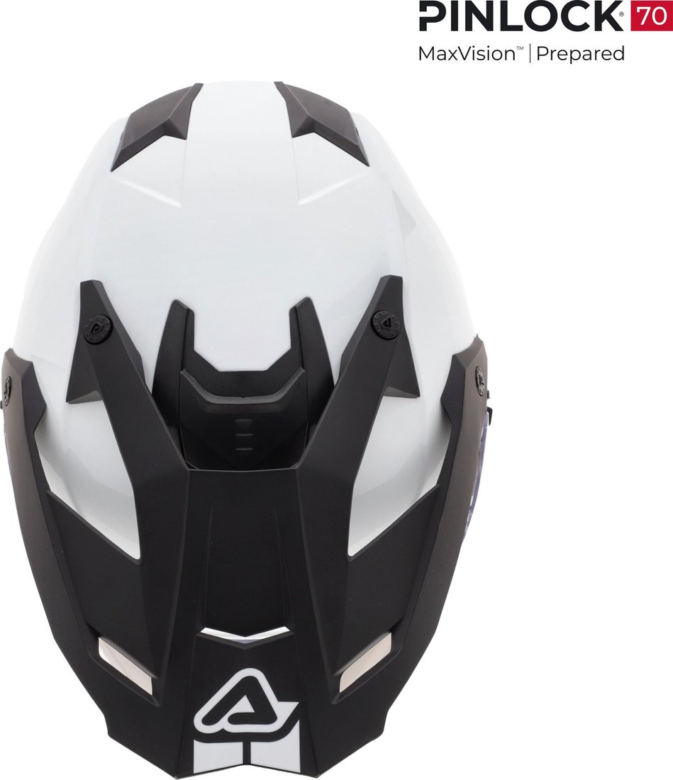 Мотошлем Acerbis Assault 0026643.030.064 (M, белый)