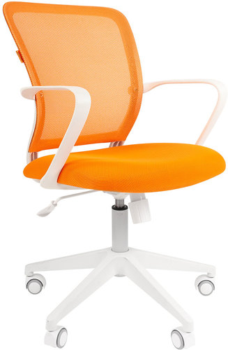 Кресло CHAIRMAN 698 White (оранжевый)